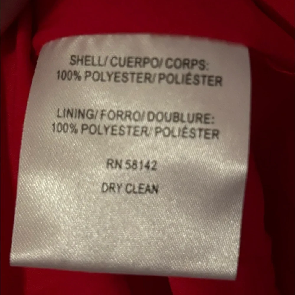 Cherry Red Maggie London Cocktail Dress Size 14 - Picture 7 of 7